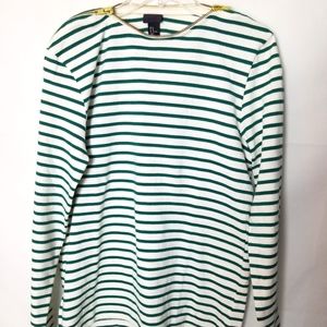 NWOT H&M Zipper Neck T-Shirt Top Mens M Grunge Casual Going Out New Money Party